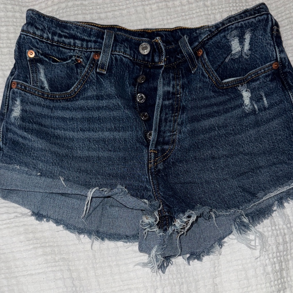 Levi's Blue Jean Shorts